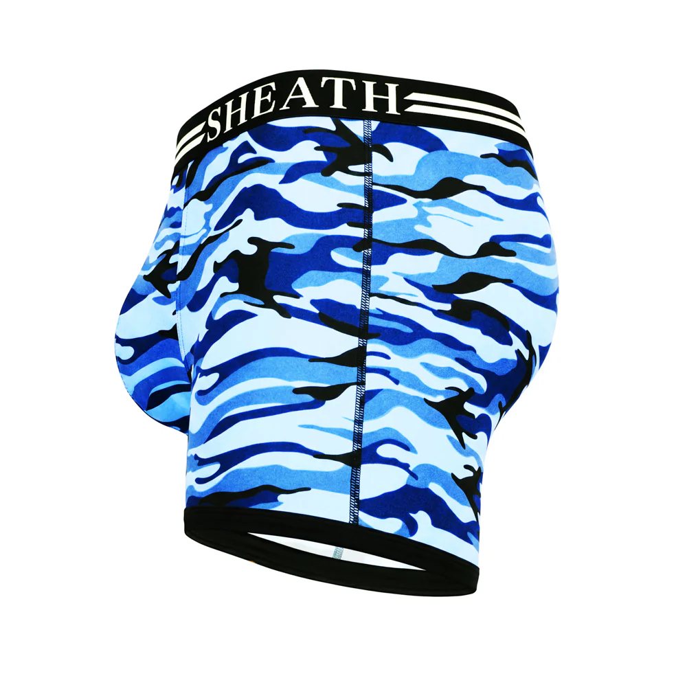 SHEATH 4.0 Polyester Camo Men's Pouch Boxer Brief 5" - Image 17
