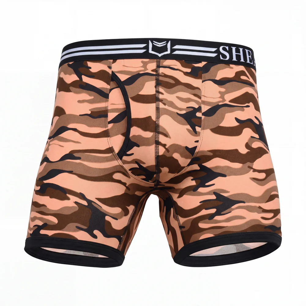 SHEATH 4.0 Polyester Camo Men's Pouch Boxer Brief 5" - Image 3
