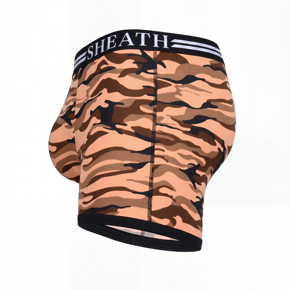 SHEATH 4.0 Polyester Camo Men's Pouch Boxer Brief 5" - Image 5
