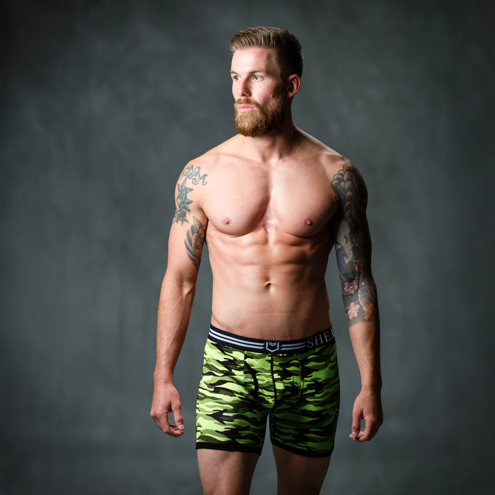 SHEATH 4.0 Polyester Camo Men's Pouch Boxer Brief 5" - Image 8