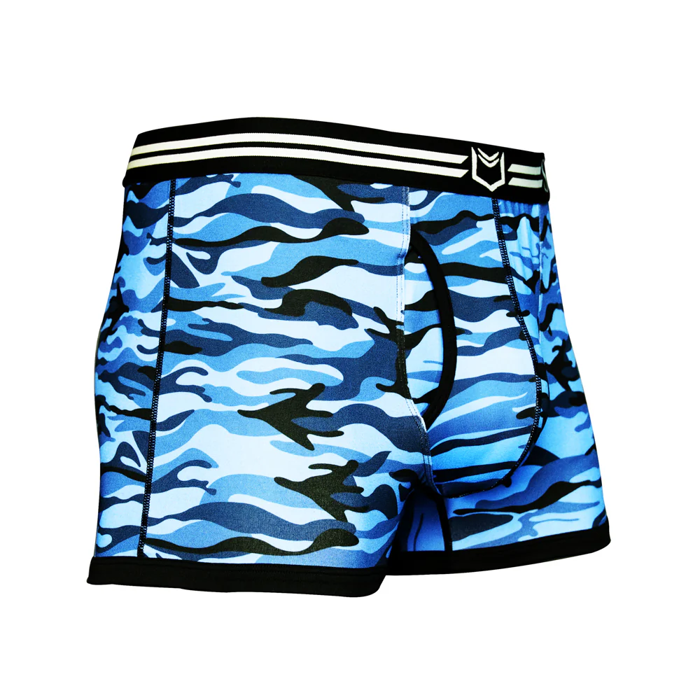 SHEATH 2.1 Polyester Camo Men's Pouch Trunk 3" - Image 13