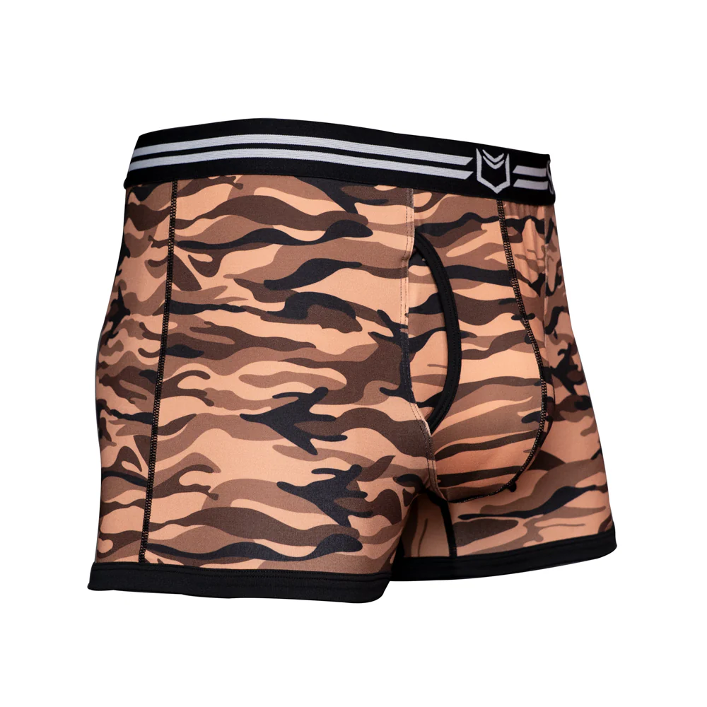 SHEATH 2.1 Polyester Camo Men's Pouch Trunk 3" - Image 19