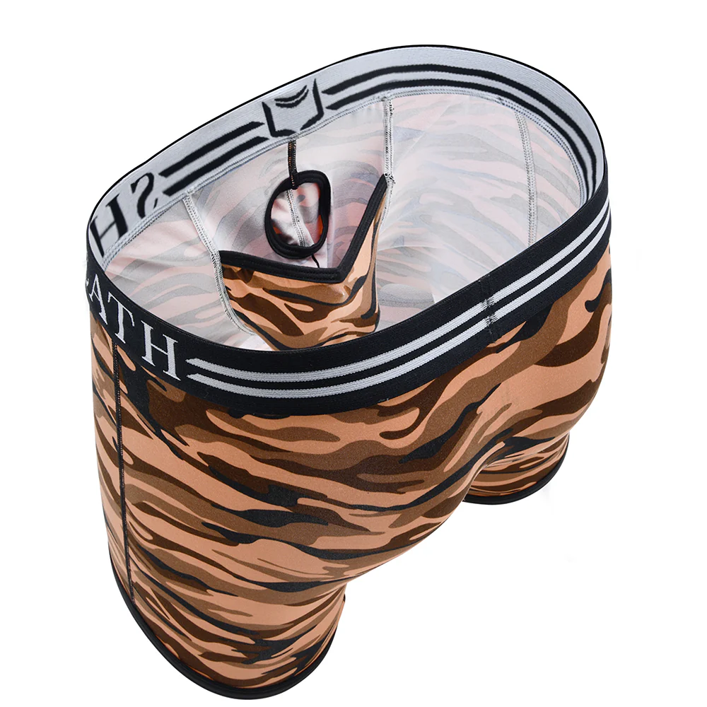 SHEATH 2.1 Polyester Camo Men's Pouch Trunk 3" - Image 24
