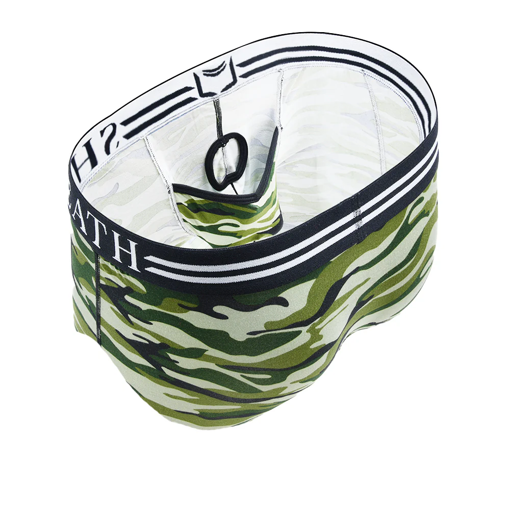 SHEATH Polyester Camo Men's Pouch American Brief - Image 12