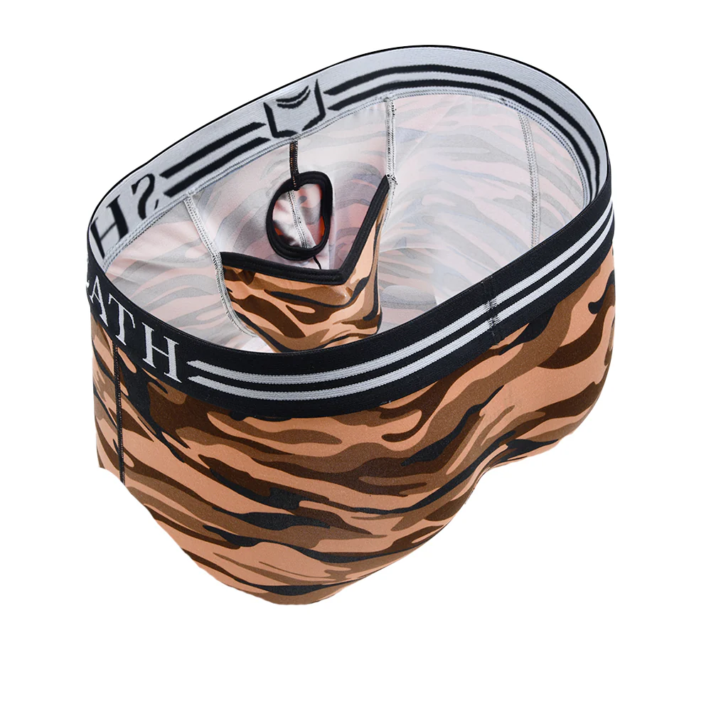 SHEATH Polyester Camo Men's Pouch American Brief - Image 18