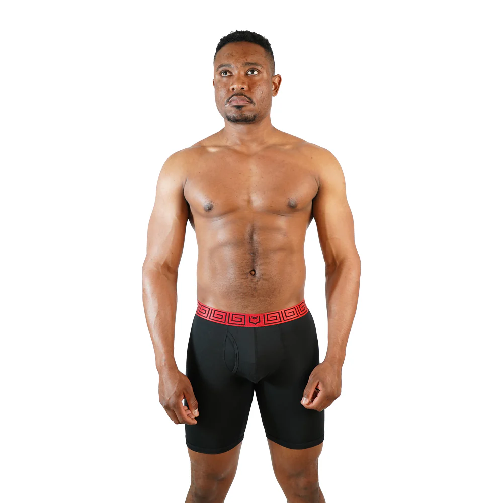 SHEATH V Modal Men's Pouch Boxer Brief 8" - Image 3