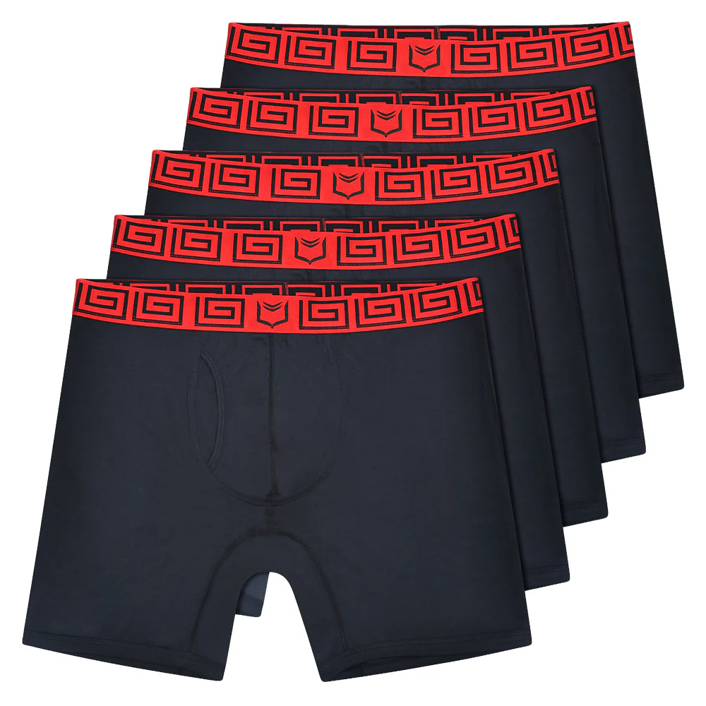 SHEATH V Modal Men's Pouch Boxer Brief 8" (5 Pack)