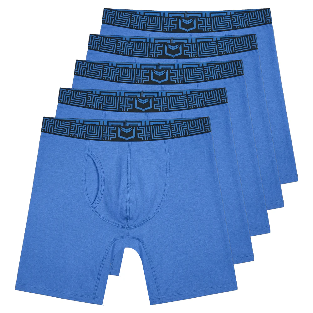 SHEATH V Modal Men's Pouch Boxer Brief 8" (5 Pack) - Image 24